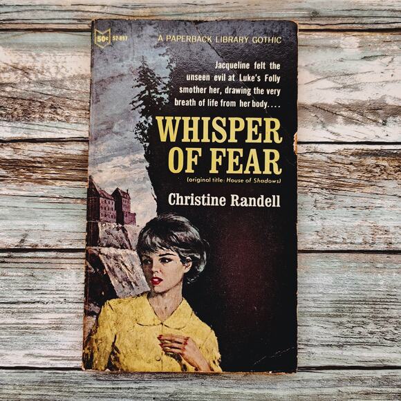Whisper of Fear by Christine Randell Vtg 1966 PB 1st Print Gothic Romance Suspen - Picture 1 of 16